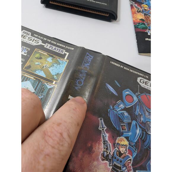 Final Zone Sega Genesis CIB EUC Tested Working Motoi Sakuraba Wolf Team - Picture 6 of 6